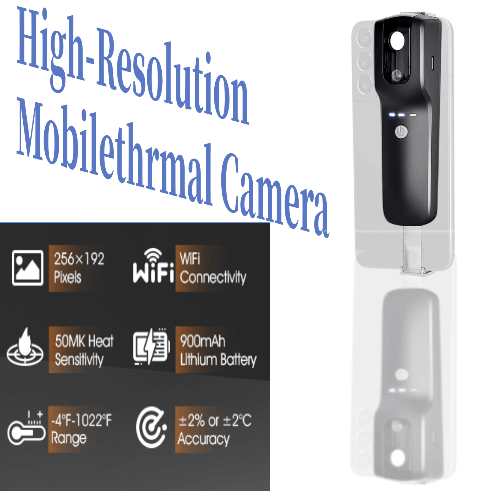 Thermal Imaging Camera 256X192 - كاميرا حرارية HP951A بدقة 256x192 مع