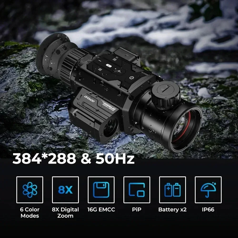 التصوير الحراري للرؤية الليلية - مراجعة Hunting Thermal Imaging Scope وسعره