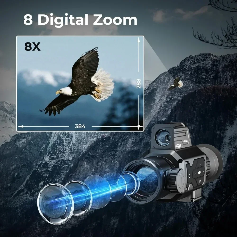التصوير الحراري للرؤية الليلية - مراجعة Hunting Thermal Imaging Scope وسعره