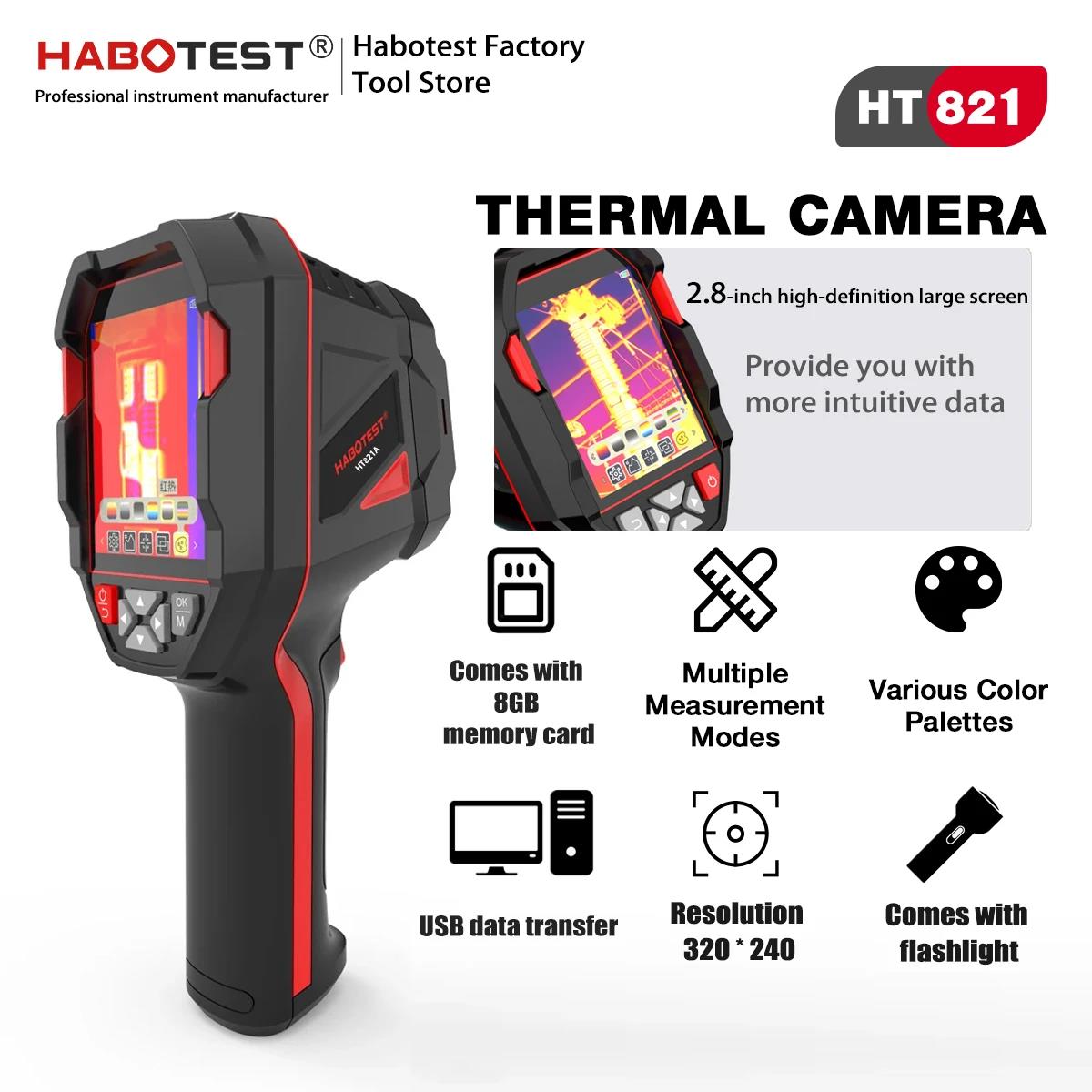 HABOTEST HT821A كاميرا حرارية  - مراجعة Nf 521 Thermal Imaging Camera وسعره